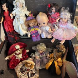 Miniature Porcelain Dollies Each From $5 Each Larger $10