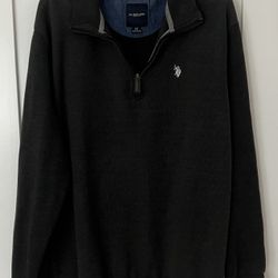 US Polo Assn Men’s 1/4 Zip Sweatshirt Size Large Tall - EXCELLENT Condition - $25!
