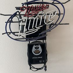 Miller Lite Harley Neon