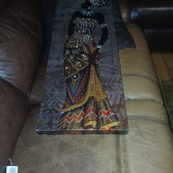 African Woman Canvas Poster Modern Wall Art 