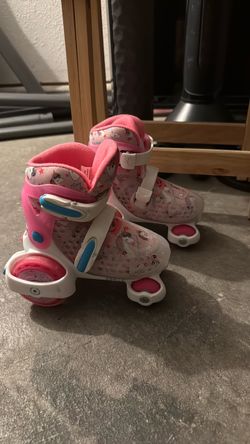 Kids Pink Quad Roller Skates