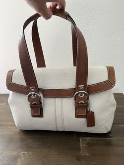 COACH SoHo Hampton Flap Leather Handbag/Tote - New