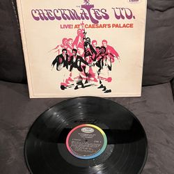 Vintage LP Vinyl Record Album The Checkmates LTD Live Soul R&B Funk