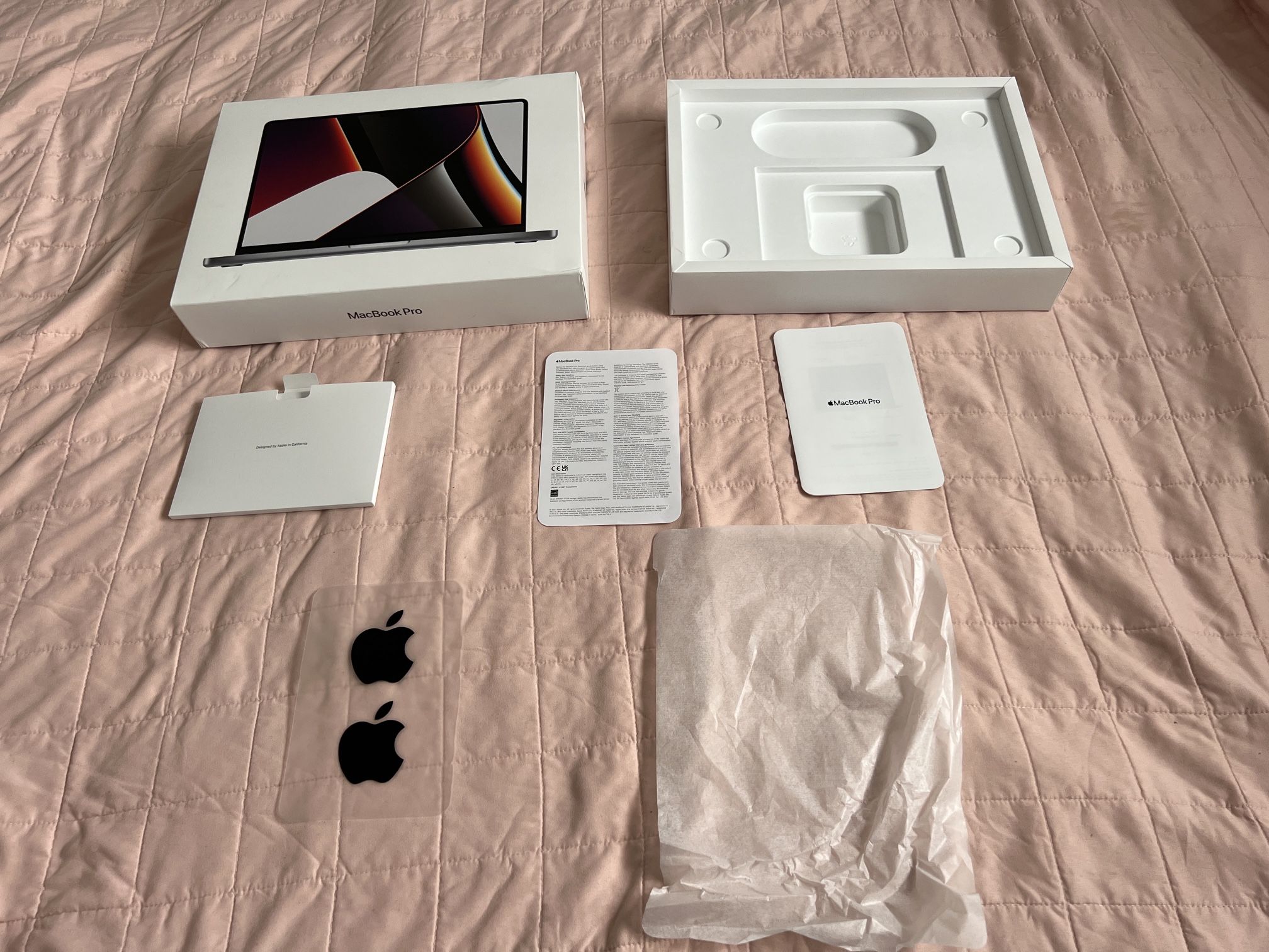 Mac Book Pro 14 Inch. BOX ONLY. A2442 M1 Chip.