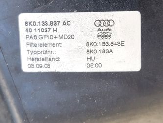 Audi B8 Air Box