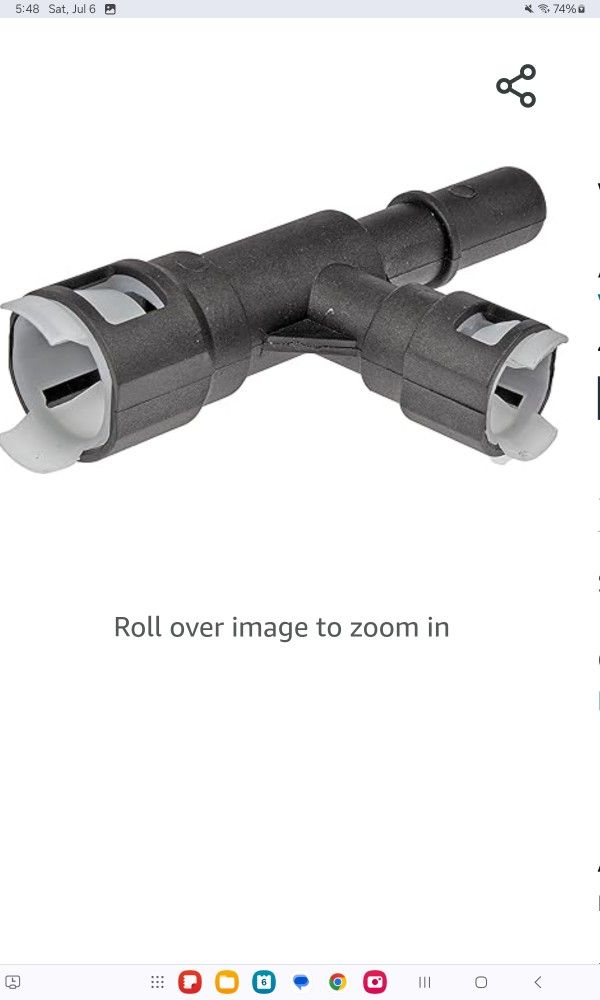 800-414CD Heater Hose Connector For Cadillac Chevrolet GMC Select Models (353)