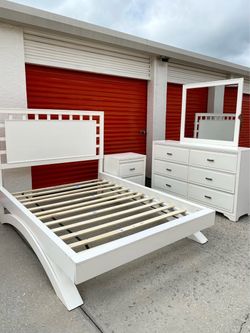 White Queen Bedroom Furniture Dresser Set