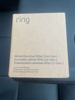 Ring camera wired doorbell 2nd gen 4k