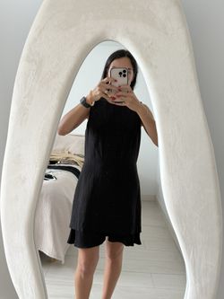 Mango Linen Dress For Woman