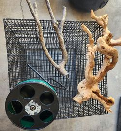 2 tier M size animal cage with exercise  wheel