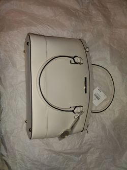 Anne Klein Dome Satchel – Cream / Ivory