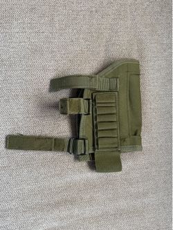Rifle butt stock cover.