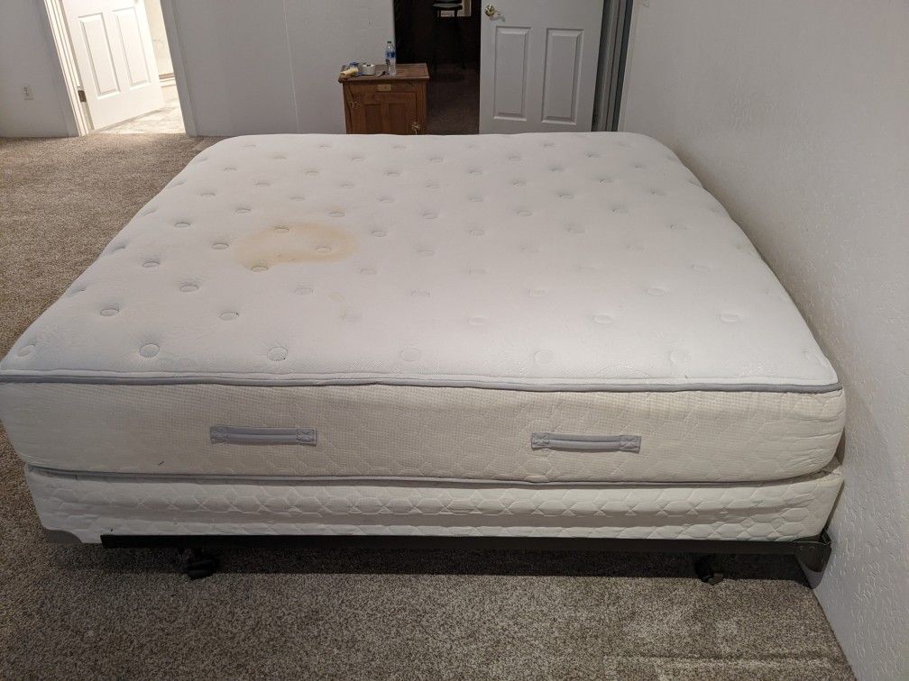 Sealy King Size Mattress + Frame