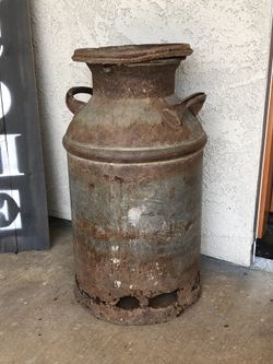 Milk can decor