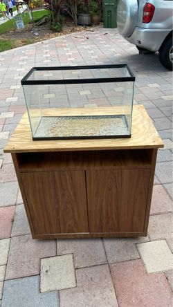 fish tank and stand