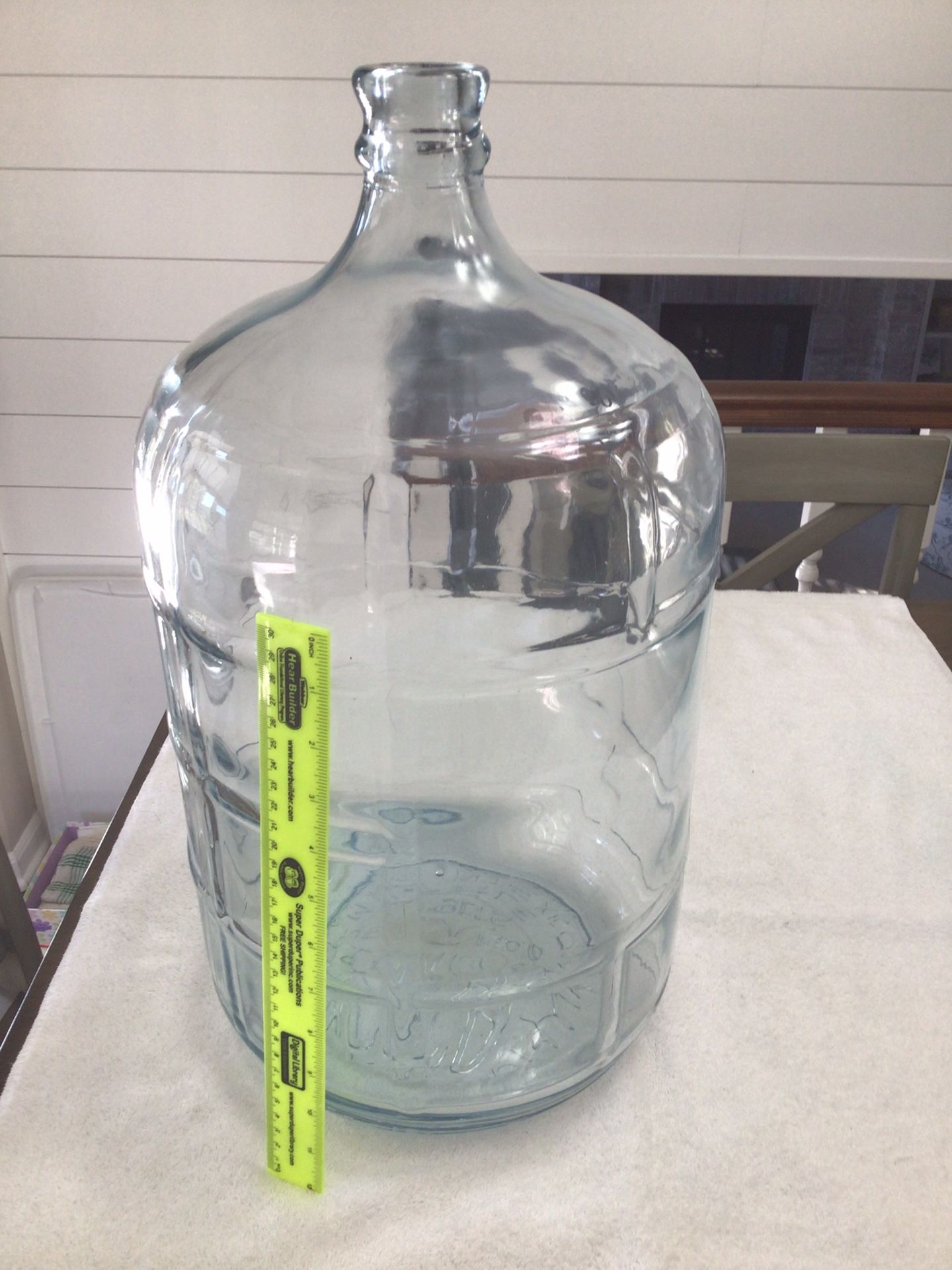 Vintage Crisa 5-gallon Glass Water Jug Carboy “Made In Mexico” 18.9 Liters EUC! 1980’s