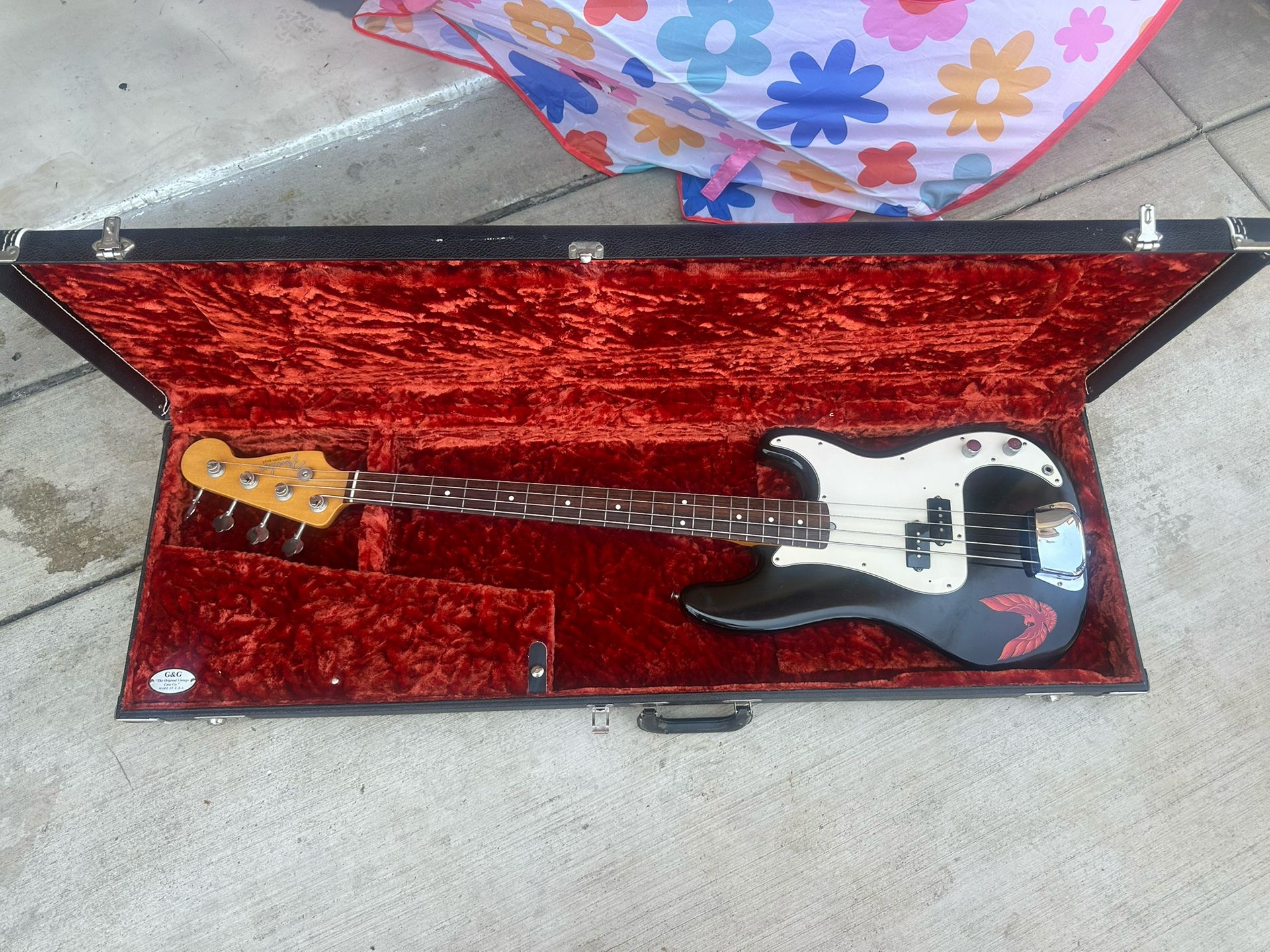 Fender Precision Bass Guitar With Case