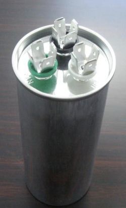 Dual Run Capacitor 370/440 vac Central AC Dual Run Cap