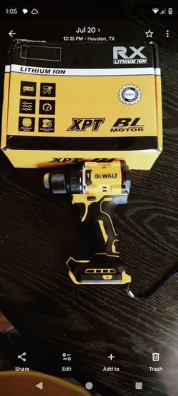 DeWalt 20 volt drill DCD 805 brand new $60