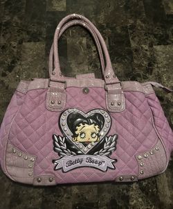 Large, Classic Leather, Betty Boop Purse