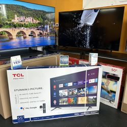 55”TCL UHD 4K SMART TV 