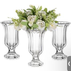 Glass vase for flowers