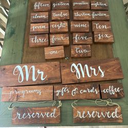 Wedding Signs