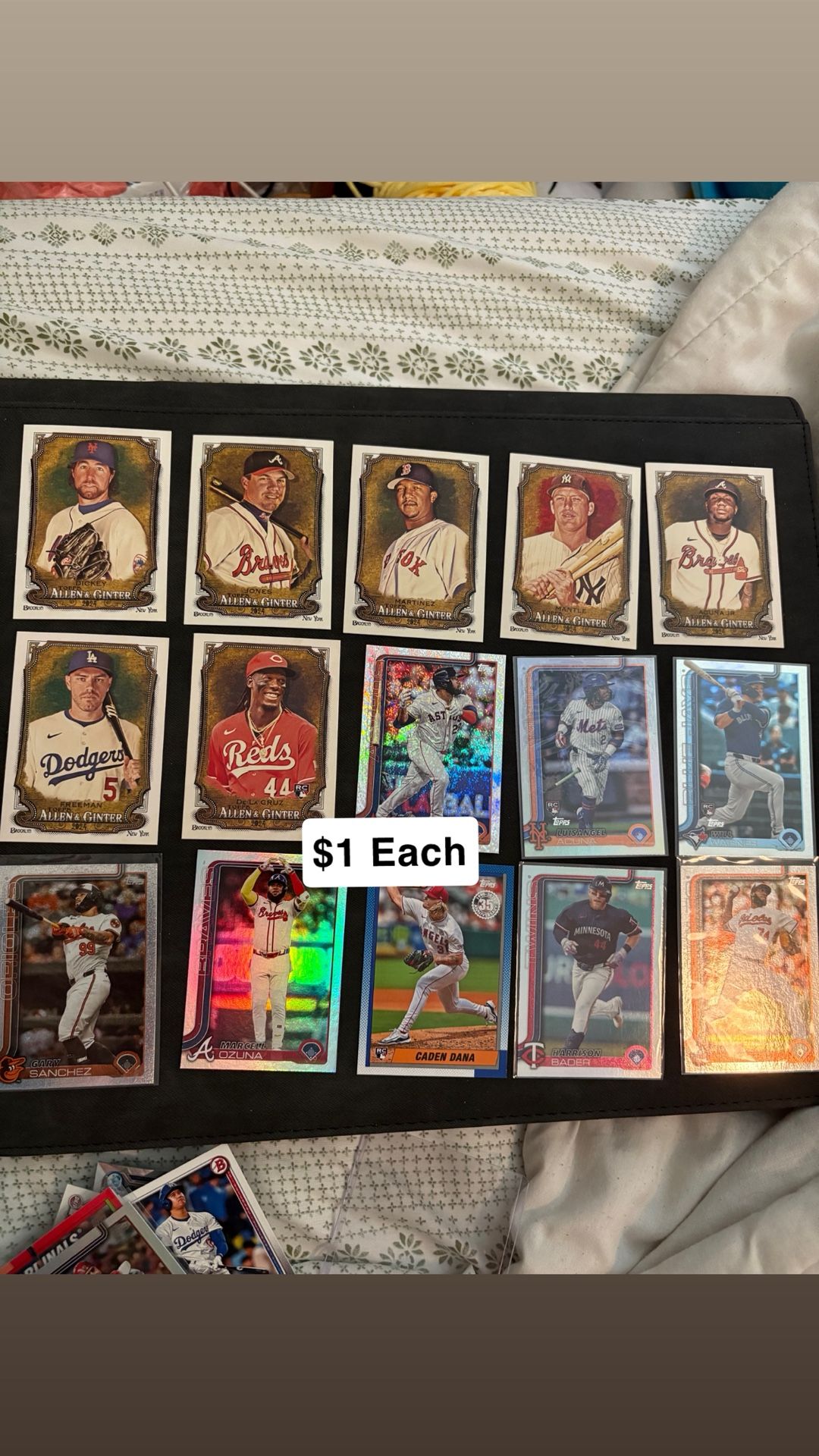 Baseball Cards - $1 Each