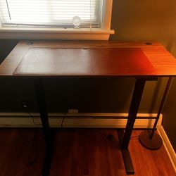 Standing Desk W/Leather Desk Mat