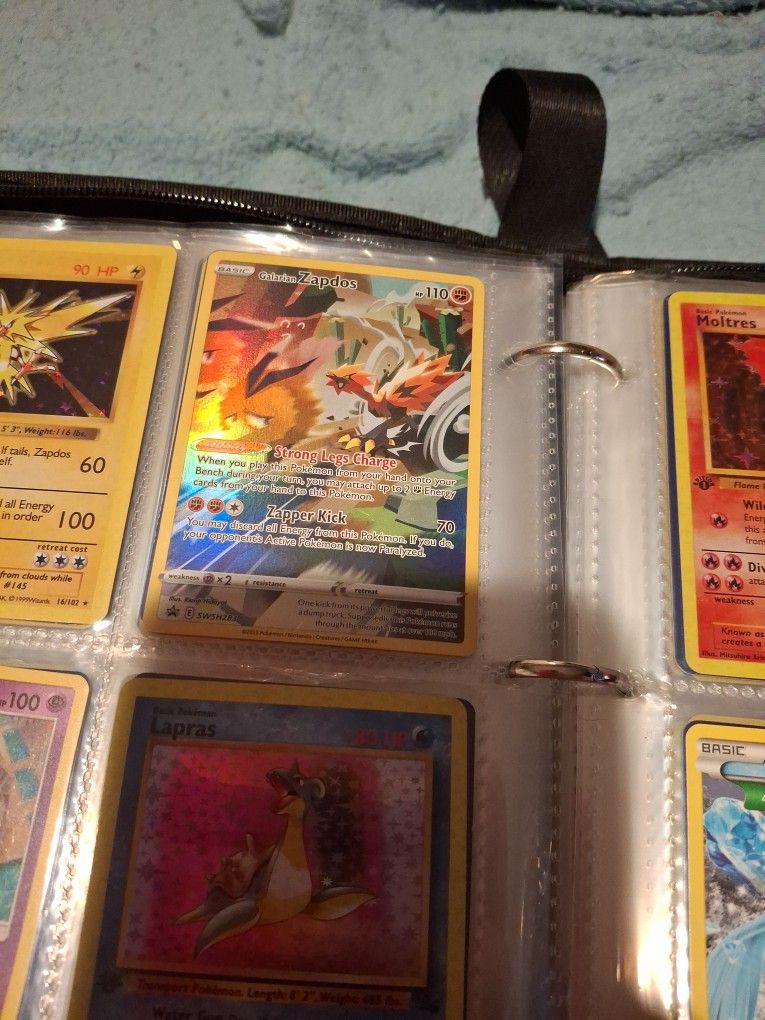 100% Authentic Pokémon card fighting type Galarian Zapdos