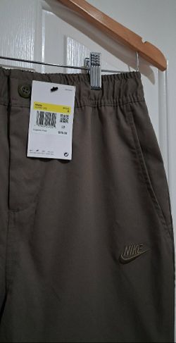 Nike Men's Size Small Club Woven Twill Tapered Leg Olive Green Brand New