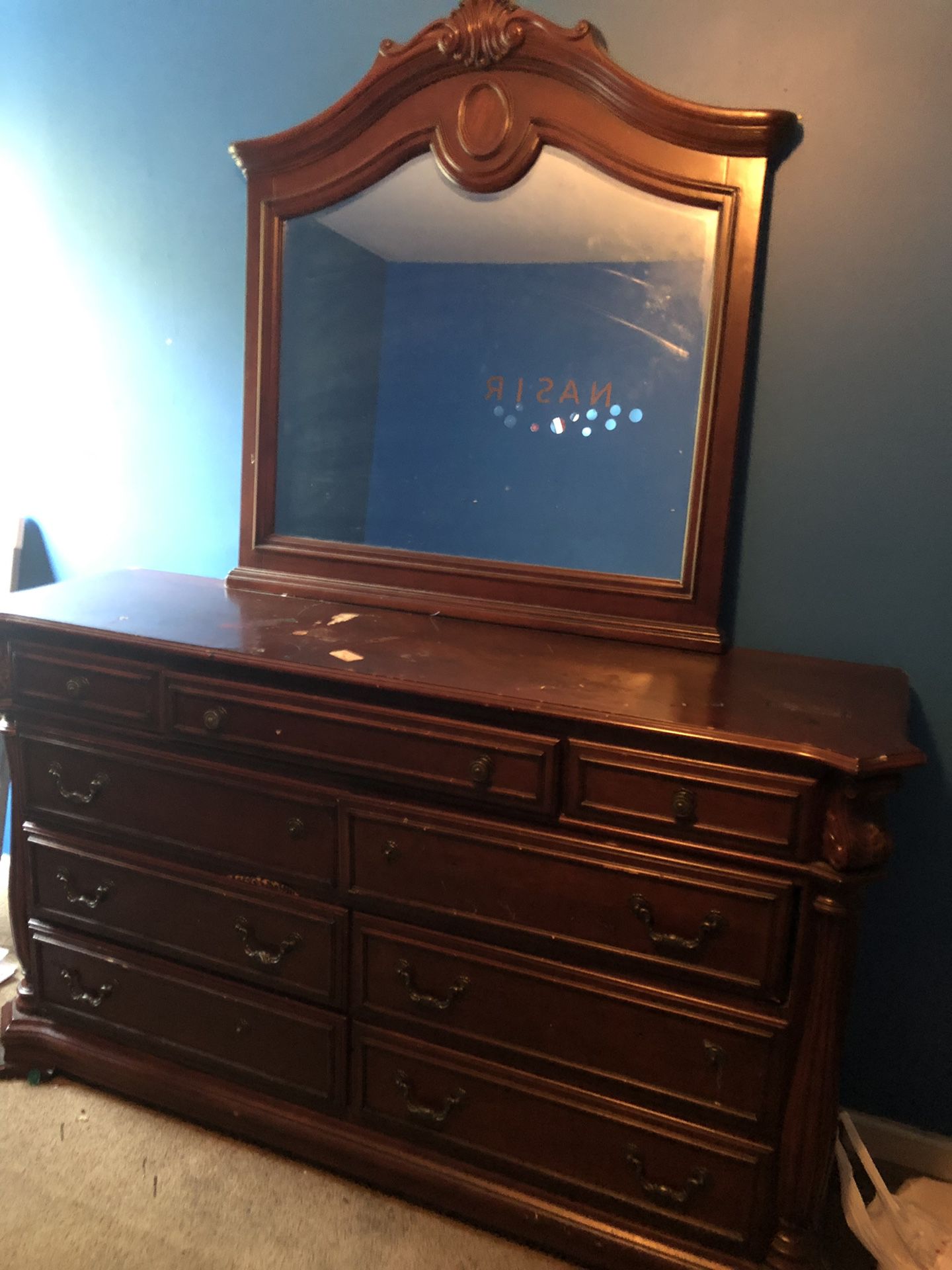 Dressers w/ mirrors and Vanity set