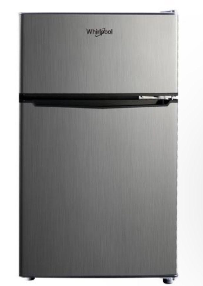 Whirlpool 3.1 cu ft Mini Fridge/freezer  Stainless Steel WH31S1E