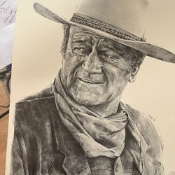 Gary Giuffre “Chisum” John Wayne Print 