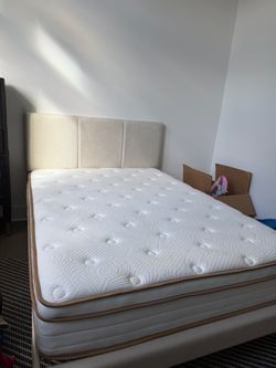 Full Size Bed Frame and Mattress