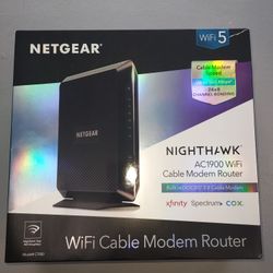 Netgear Nighthawk AC1900 WiFi Cable Modem Router