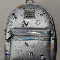 100th Yr Anniversary LoungeFly Backpack & Minnie Ears