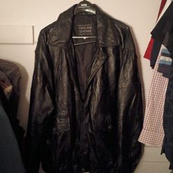 Heavy Leather Fully Lined Bomber Jacket