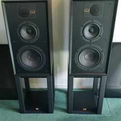 Warfedale Linton 85 Speakers, With Stands, Like New, Mint Condition!