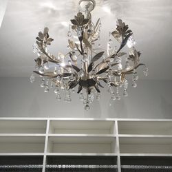 Z Gallerie crystal chandelier