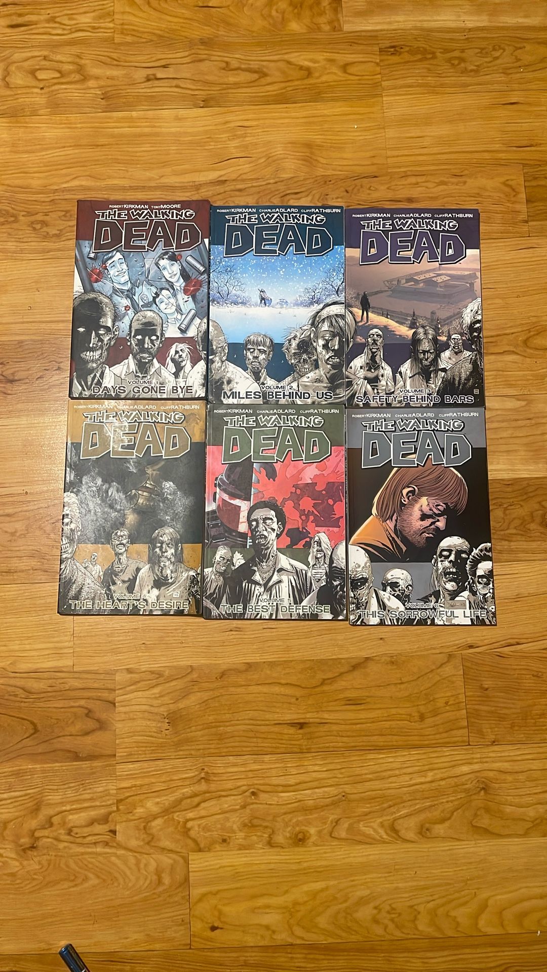 The Walking Dead comics Vol. 1-6