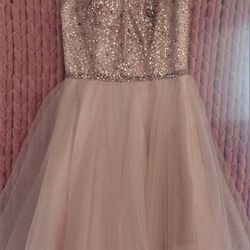 Rose Gold Dress Cinderella Dress Size XXS