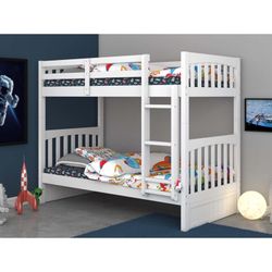 Twin Twin Bunk Bed  Frame