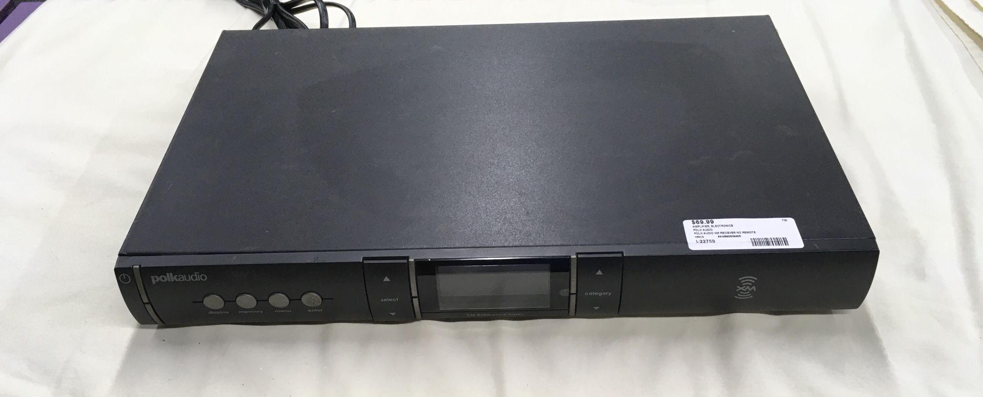Polk Audio XM Receiver