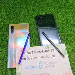 Samsung Galaxy Note 10 plus 256gb  Unlocked, FREE Smartwach/ Headphones. Pay $1 Today Rest in payments. NO CREDIT NEEDED FINANCING