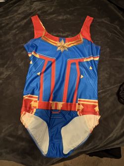 Adult Women Captain Marvel Swimsuit