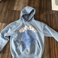 Sp5der Hoodie sky Blue