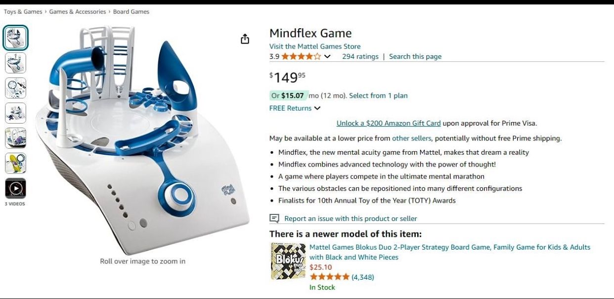 Mindflex Game