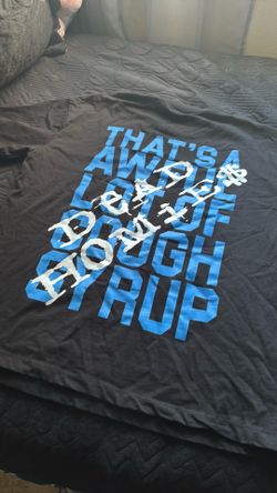 cough syrup tee