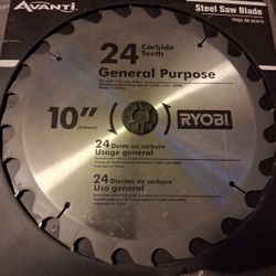 Ryobi 10" Steel Saw Blade 